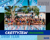 Crestview Crusaders Swim Team Summer 2022